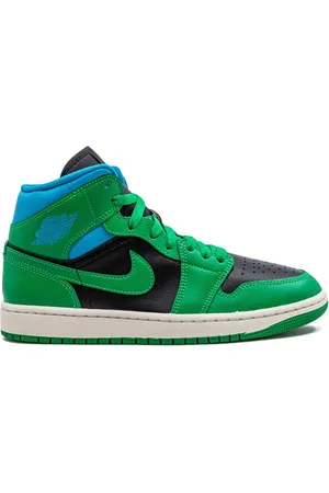 Jordan Tenis Air 1 Mid Lucky Green/Aquatone