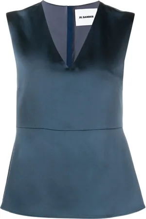 Jil Sander Camiseta con cuello en V