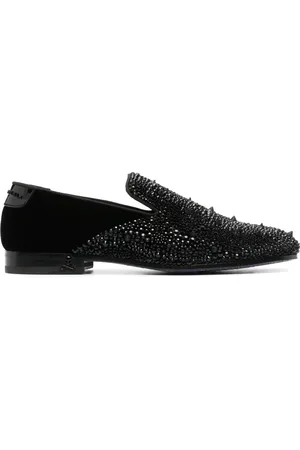 Philipp Plein Mocasines con detalles de strass