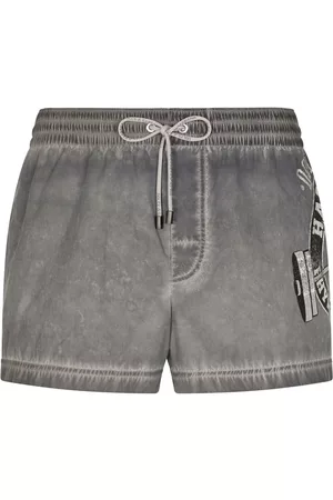 Dolce & Gabbana Hombre Shorts - Shorts de playa con logo lateral
