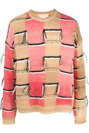 Marni Suéter con motivo en intarsia