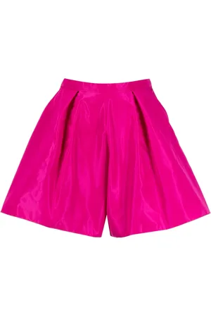 Zuhair Murad Shorts con tiro alto y acabado satinado