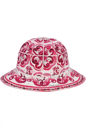Dolce & Gabbana Sombreros - Majolica-print bucket hat