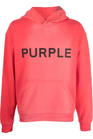 Purple Brand Hoodie con logo estampado