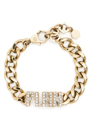 Philipp Plein Pulsera con detalles de cristal