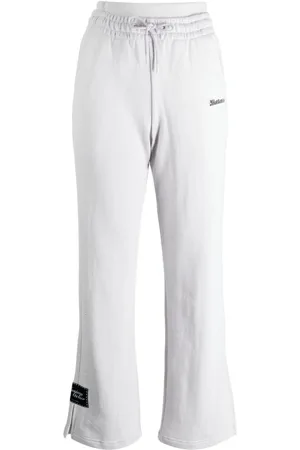 Musium Div. Pants con placa del logo y cordones en la pretina