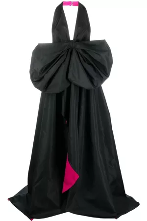 Pinko Mujer Vestidos de Fiesta y Coctel - Bow-detailing halterneck dress