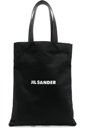 Jil Sander Tote grande con logo estampado