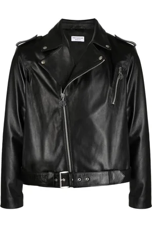 Honey Fucking Dijon Chamarra biker con eslogan estampado