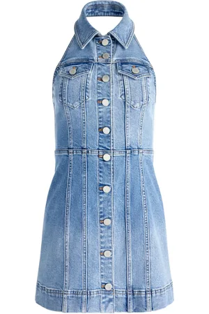 ALICE+OLIVIA Vestido de mezclilla Kendall