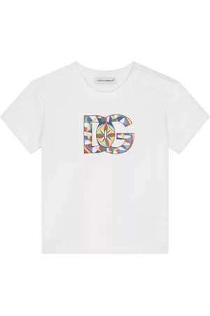Dolce & Gabbana Playeras originales - Logo-print crew-neck T-shirt