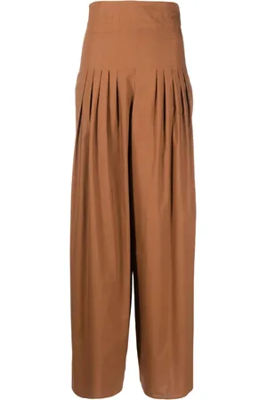 FEDERICA TOSI Pantalones palazzo con tiro alto
