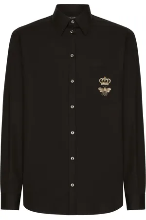 Dolce & Gabbana Camisa con logo bordado