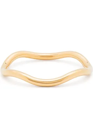 CHARLOTTE CHESNAIS Brazalete Wave bañado en oro