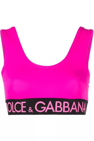 Dolce & Gabbana Mujer Deportivos - Logo-waistband sports bra