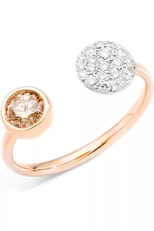 Pomellato Mujer Anillos de oro - 18kt rose gold Sabbia brown diamond ring