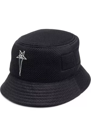 Rick Owens Hombre Sombreros - Logo-embroidered bucket hat