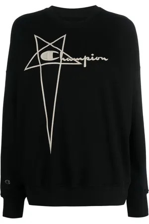 Rick Owens Sudadera con logo bordado