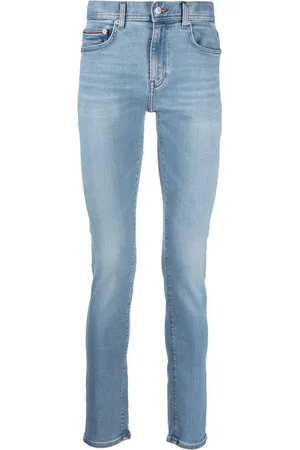 Tommy Hilfiger Jeans con tiro medio y parche del logo