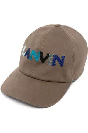Lanvin Mujer Gorras - Logo-embroidered cotton-blend cap