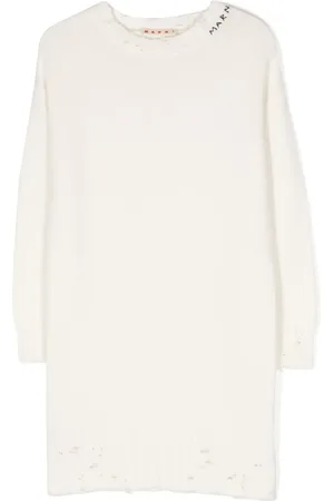 Marni Vestido tejido con logo en intarsia