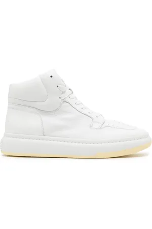 Maison Margiela Tenis altos con puntera cuadrada