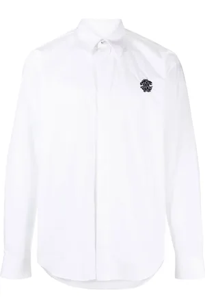 Roberto Cavalli Camisa con logo bordado