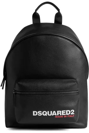 Dsquared2 Mochila con cierre y logo estampado