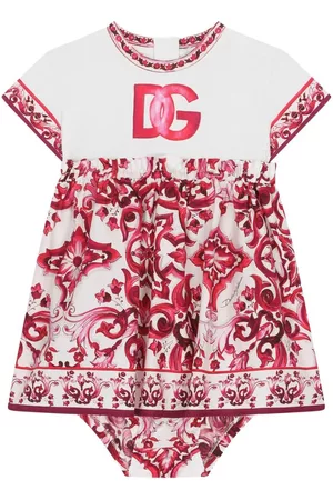 Dolce & Gabbana Vestidos - Vestido con estampado Mayólica