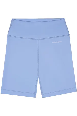 Sporty & Rich Shorts biker con logo estampado
