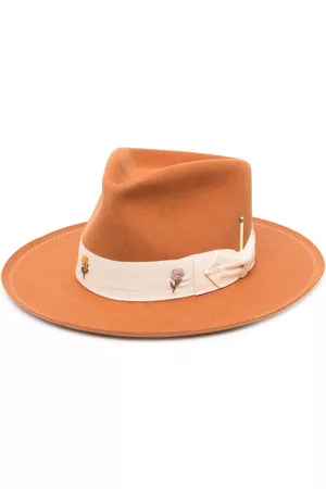 NICK FOUQUET Sombreros - Sombrero fedora con detalle