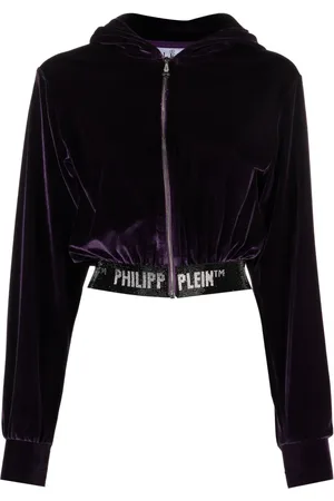 Philipp Plein Hoodie con logo y apliques