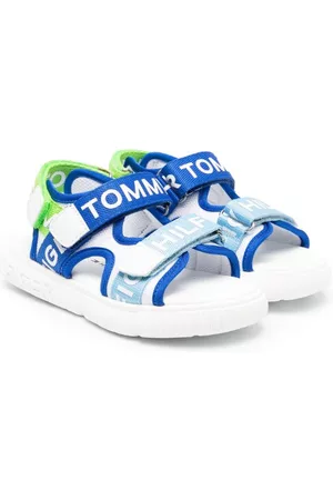 Tommy Hilfiger Sandalias - Logo-print touch-strap sandals