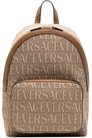 VERSACE Mochila con logo estampado
