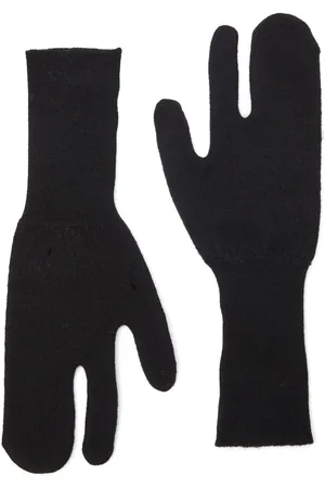 Maison Margiela Guantes tejidos de canalé