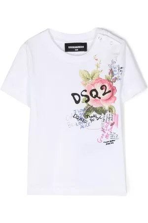Dsquared2 Playeras originales - Logo-print cotton T-shirt
