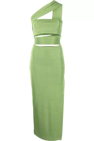 Lama Jouni Mujer Vestidos Maxi Largos y Casuales - Cut-out knitted maxi dress