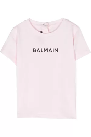 Balmain Playeras originales - Logo-print cotton T-shirt
