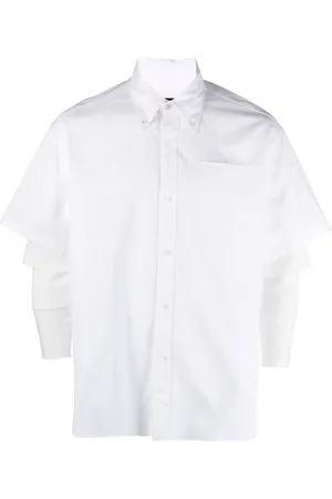 UNDERCOVER Camisa con doble capa manga larga