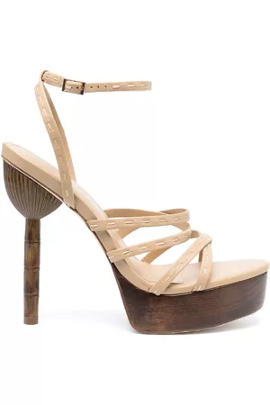 Cult Gaia Mujer Sandalias - Abela 80mm leather platform sandals