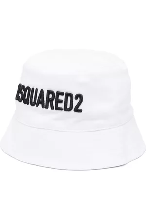 Dsquared2 Sombreros - Logo-embroidered cotton bucket hat