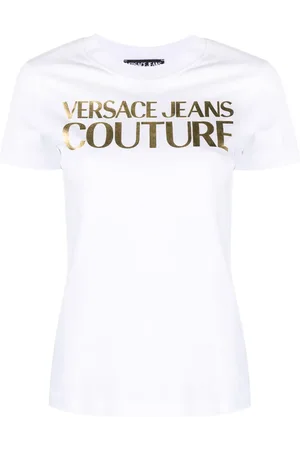 VERSACE Playera con logo estampado