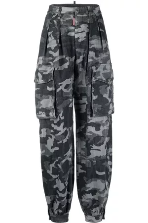 Dsquared2 Mujer Estampados - Camouflage-print cargo trousers