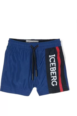 Iceberg Trajes de baño - Logo-print swim shorts