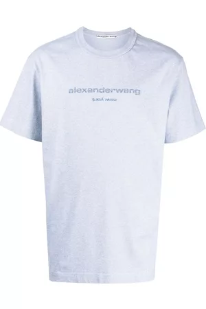 Alexander Wang Playeras originales - Playera con logo en relieve y glitter