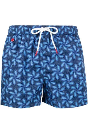Kiton Hombre Ropa de playa - Shorts de playa con estampado abstracto