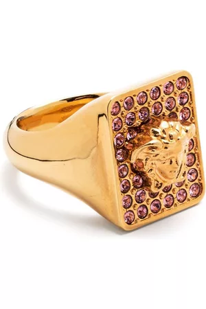 VERSACE Mujer Anillos - Tiles crystal-embellished ring