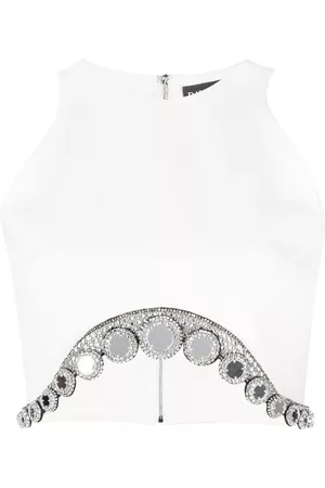 DAVID KOMA Top corto Crystal Tentacle