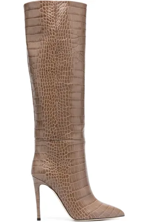 PARIS TEXAS Botas con efecto de piel de cocodrilo y tacón de 105mm