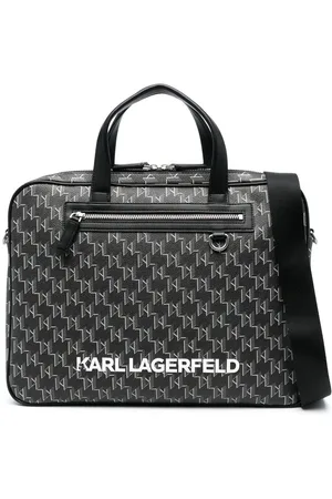 Karl Lagerfeld Maletín con monograma estampado
